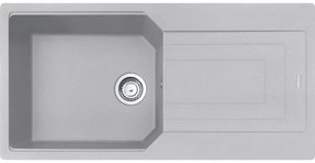 Franke Urban UBG 611-100 Metallic Platinum Γρανιτένιος Νεροχύτης 60cm