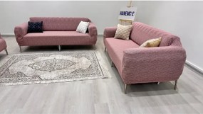 Stewehome Σετ καλύμματα καναπέ από πολυεστέρα και βαμβάκι με ριγέ σχέδιο 180x230 cm