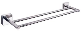 Διπλή πετσετοκρεμάστρα χρωμέ QUATTRO 4262 KARAG 60cm