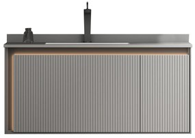 Σετ Πάγκου GREYS 100cm PLYWOOD χρ.LIGHT GREY S3BGRE100LGR