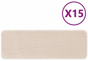 vidaXL Σκαλοπάτια 15 pcs Κρεμ 60 x 25 cm Πολυπροπυλένιο