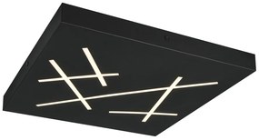 Φωτιστικό Οροφής Trio Lighting SNIP 630810132 Μαύρο Ματ (Black Mat) 2700 - 6500K