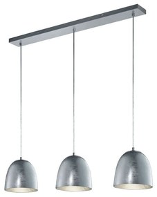 Φωτιστικό Οροφής - Ράγα Ontario 305200389 Silver Trio Lighting Glass