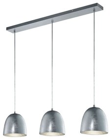 Φωτιστικό Οροφής - Ράγα Ontario 305200389 Silver Trio Lighting Γυαλί