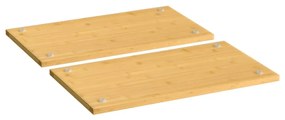 vidaXL Καλύμματα Εστιών Κουζίνας 2 Τεμ. 50 x 28 x 1,5 εκ. από Μπαμπού