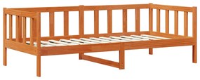vidaXL Σετ Κρεβατιού Ημέρας Κερωμένο Καφέ 90 x 200 cm Στερεό πεύκο