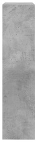 Παπουτσοθήκη Γκρι Σκυροδέματος 60x21x87,5εκ. Επεξεργασμένο Ξύλο - Γκρι