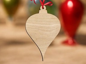 Σετ των 3 Intra απο ξύλο plywood 3mm-4mm πάχος – Ημιτελές χριστουγεννιάτικο στολίδι 45x50 cm INTRAVECTRY-MY548466