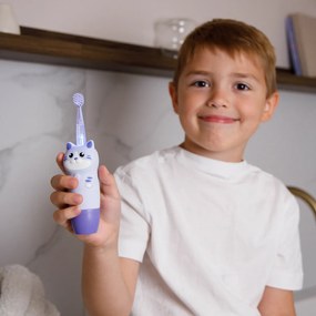 INNOGIO SONIC Παιδική ηλεκτρική οδοντόβουρτσα GIOCAT VIOLET