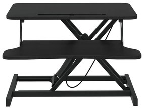 vidaXL Σταθμός Εργασίας Ρυθμιζόμενος 60x40x(13-41,5) εκ. Ατσάλι & Ξύλο