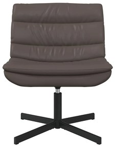 vidaXL Περιστρεφόμενη καρέκλα Καφέ 63 x 75 x 76 εκ Λαμπερό PU