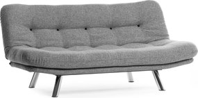3-Seat Sofa-Bed Misa Small Sofabed - Light Grey Light Grey