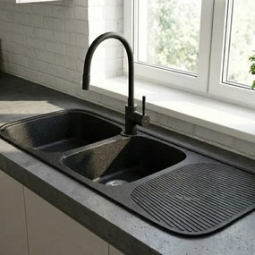 Sanitec Classic 300 (116×50) - Γρανιτένιος νεροχύτης - Granite GREY