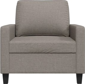 vidaXL Πολυθρόνα Taupe 60 εκ. Υφασμάτινη
