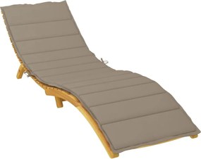 vidaXL Μαξιλάρια ξαπλώστρας Taupe