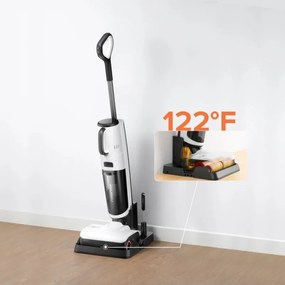 Κάθετη ηλεκτρική σκούπα 5σε1 Roborock Dyad Pro Combo R300002, 17000 Pa, 300 m2, 0,46 l, 4 λειτουργίες, Αυτοκαθαρισμός,, Αυτονομία έως 60 λεπτά, Λευκό