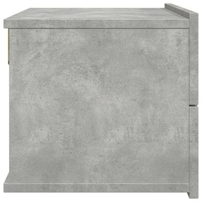 vidaXL Κομοδίνα 2 τεμ. Γκρι Σκυροδέματος 40x30x30 εκ. από Επεξ. Ξύλο