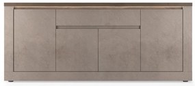 Έπιπλο Τηλεόρασης Ανθρακί Οξειδωμένο 121x43x57