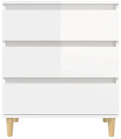 vidaXL Ντουλάπι Γυαλιστερό Λευκό 60x35x70 εκ. από Επεξεργασμένο Ξύλο