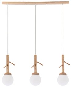 Φωτιστικό Οροφής Πολύφωτο Aca Floresta EF93573P Wood