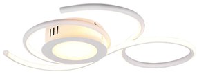 Φωτιστικό Οροφής - Πλαφονιέρα Jive 623410231 36W Led 50x45,5x7,6cm White Mat Trio Lighting Metal