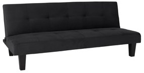 ΚΑΝΑΠΕΣ ΚΡΕΒΑΤΙ ODESSA HM3000.14 ΜΑΥΡΟ ΒΕΛΟΥΔΟ 180x83x75Y εκ.