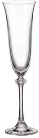 Ποτήρι Κολωνάτο Σαμπάνιας Asio 190ml - Crystal Bohemia - 6 ΤΜΧ