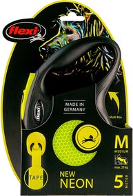 Λουρί Σκύλου Flexi NEW CLASSIC NEON 5 m Μέγεθος S