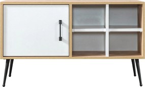 Έπιπλο Τηλεόρασης Sapphire Δρυς / Ανθρακί SOCLO 100x35x20