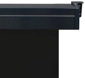 vidaXL Σκίαστρο Βεράντας Πλαϊνό Μαύρο 65 x 250 εκ.