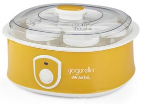 Μηχανή παρασκευής γιαουρτιού Ariete YOGURELLA 0617/00, 20 W, 1.3 l, 7 βάζα, αποσυναρμολογημένη, εύκολο καθάρισμα, Κίτρινο