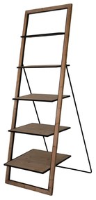 Artekko Shelf Βιβλιοθήκη Ραφιέρα Ξύλο Ελάτης Μέταλλο (63x67x184)cm Artekko SA80177-DS
