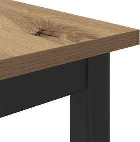 vidaXL Τραπεζαρίες 110 x 110 x 75 cm ΜΕΤΑΛΛΟ Ορθογώνιος