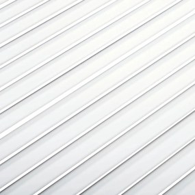 vidaXL Πορτάκια με Περσίδες 2 Τεμ. Λευκά 69x39,4εκ Μασίφ Ξύλο Πεύκου