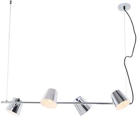 Φωτιστικό Οροφής - Ράγα EF27P4102CH 4ΧΕ14 27Χ102ΧΗ120 Chrome Aca Decor Metal