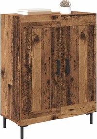 vidaXL Πλαϊνό γραφείο Παλιό Ξύλο 69,5 x 34 x 90 εκ.