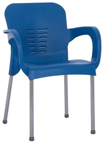 Καρέκλα Κήπου ArteLibre Eco Μπλε Ανακυκλωμένο PP 60x50x80xcm - ART-14720016
