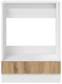 vidaXL Ντουλάπι Φούρνας - Δρυς, 60x46x81.5 εκ, Επεξεργασμένο Ξύλο