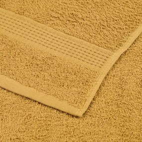 vidaXL Πετσέτες Σάουνας FROGN 2 τεμ. Χρυσές 80x200 εκ. 360 γρ./μ²
