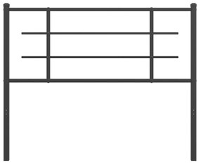 vidaXL Κεφαλάρι Μαύρο 107 εκ. Μεταλλικό