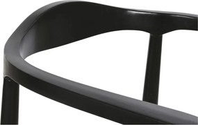 Καρέκλα DKD Home Decor Λευκό Μαύρο 59 x 55 x 78 cm