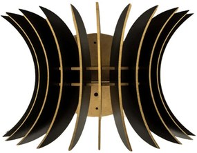 Φωτιστικό Τοίχου - Απλίκα 390FLH2105 28x20x20cm E27 40W Black Opviq