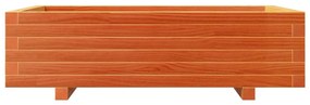vidaXL Ζαρντινιέρα Καφέ Κεριού 90x60x26,5 εκ. από Μασίφ Ξύλο Πεύκου