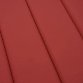 vidaXL Μαξιλάρια ξαπλώστρας Ύφασμα Oxford (100% πολυεστέρας) Κόκκινο