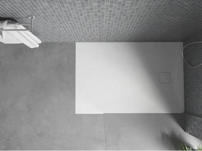 Mexen Bert ορθογώνιος δίσκος ντους SMC 140 x 80 cm, λευκός - 4K108014