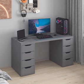 Γραφείο Ανθρακί AZISOS 150x60x75