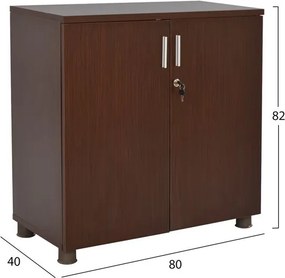 ΝΤΟΥΛΑΠΙ ΓΡΑΦΕΙΟΥ VANCE ΕΠΑΓΓΕΛΜΑΤΙΚΟ WENGE HM2053.12 80X40X82Υ εκ.