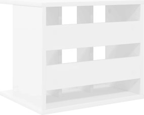 vidaXL Αποθήκευση Βινυλίου Λευκό 42 x 33 x 36 εκ. Επεξεργασμένο Ξύλο