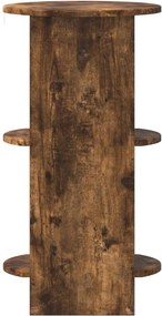 vidaXL Βοηθητικό ντουλάπι Καπνιστή Δρυς 40 x 40 x 75 cm