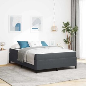 vidaXL Σκελετός Κρεβατιού Άλλο Σκούρο γκρι 160 x 200 cm Βελούδο